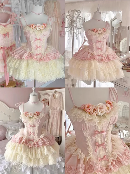 Romantic Rose Rococo Dress