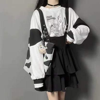 Harajuku Jumpsuit and Sweatshirt Set