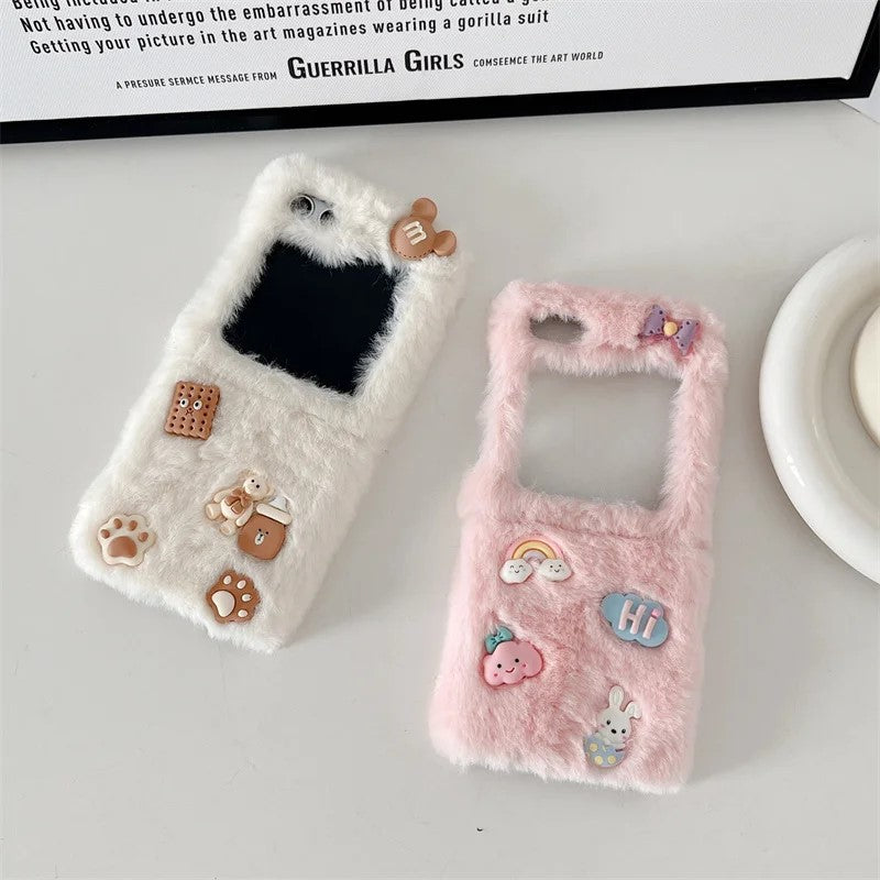 Fluffy Plush Phone Case For Samsung