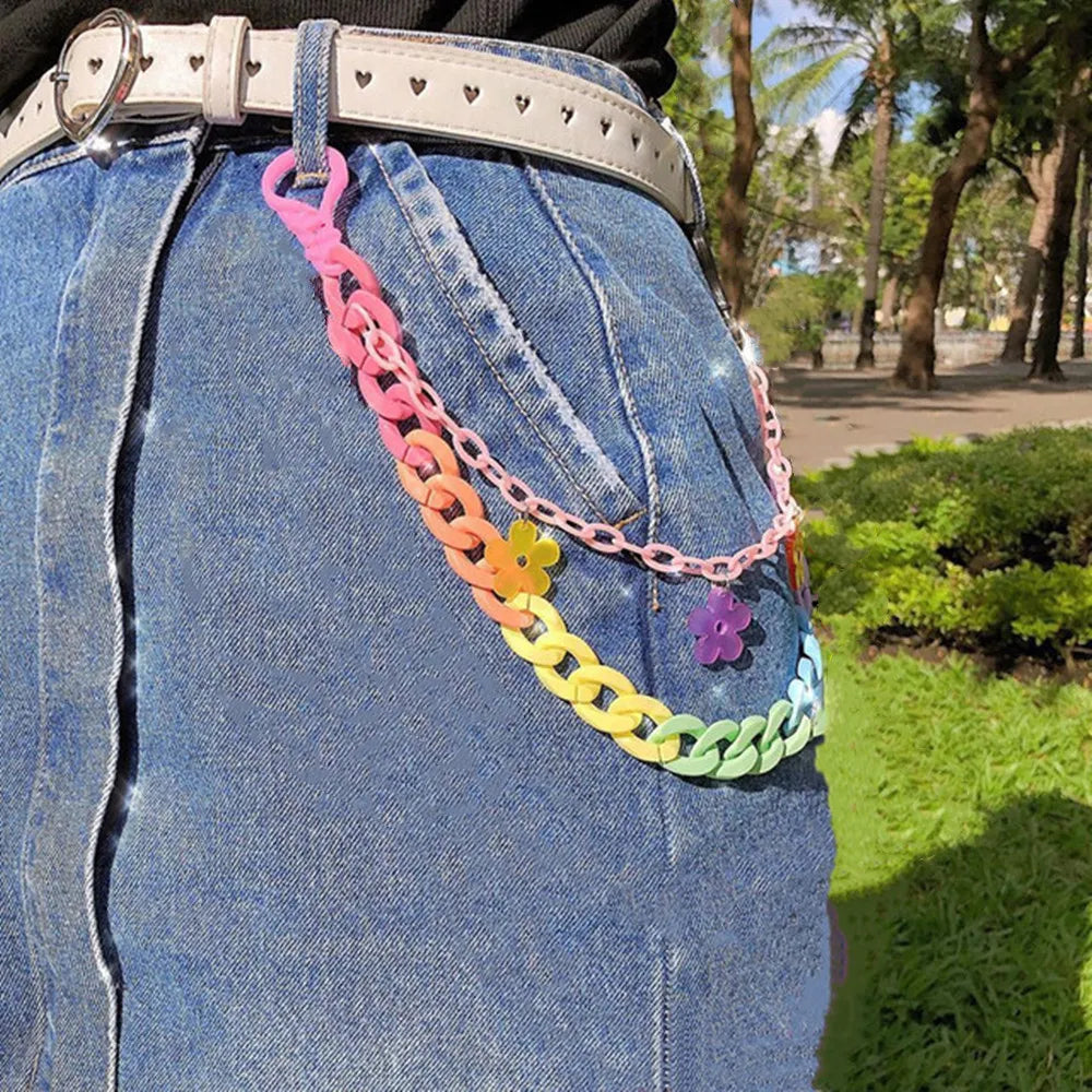 Rainbow decorative chain