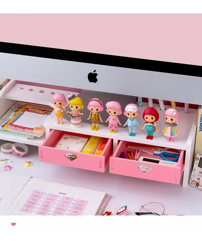 Kawaii Hearts Mini Desktop Drawers