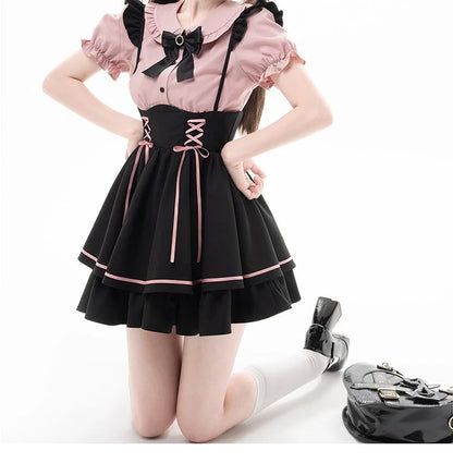 Kei Blouse and Skirt Set