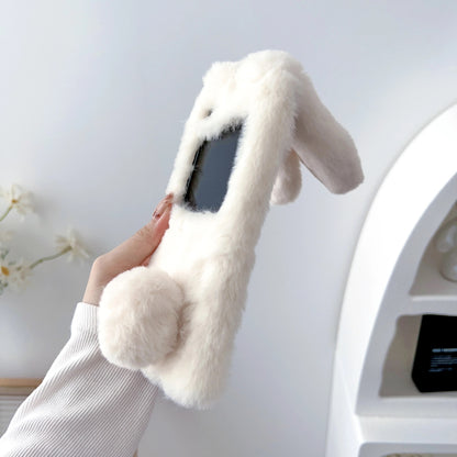 Plush Rabbit Phone Case With Long Ears