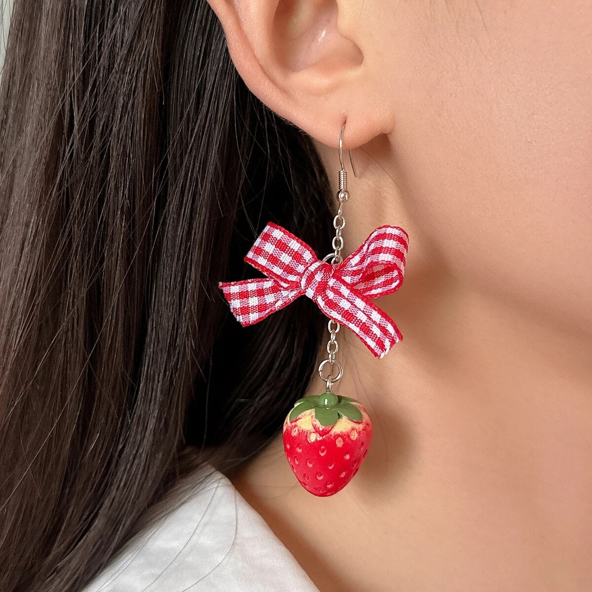 Cute Strawberry Earrings