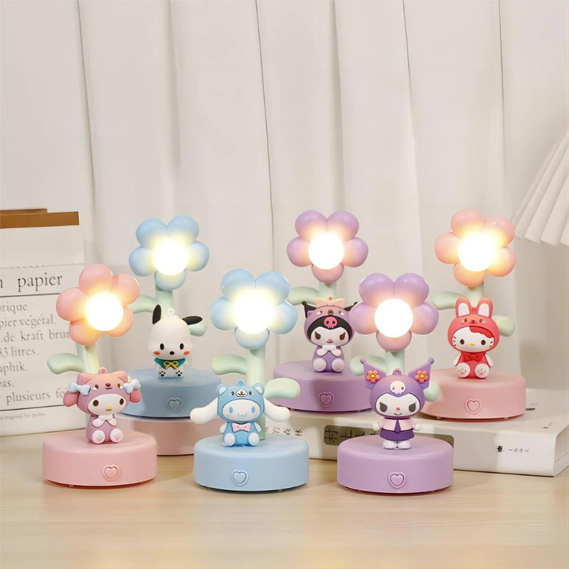 Sanrio Kawaii Flower Night Light