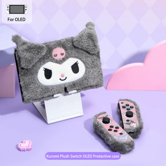 Sanrio Kuromi Plush Switch OLED Protective Case