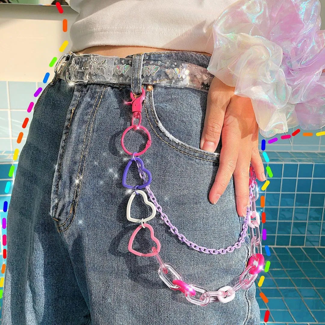 Rainbow decorative chain