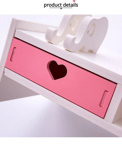 Kawaii Hearts Mini Desktop Drawers