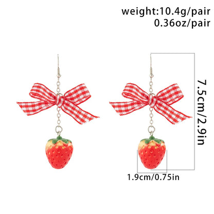 Cute Strawberry Earrings