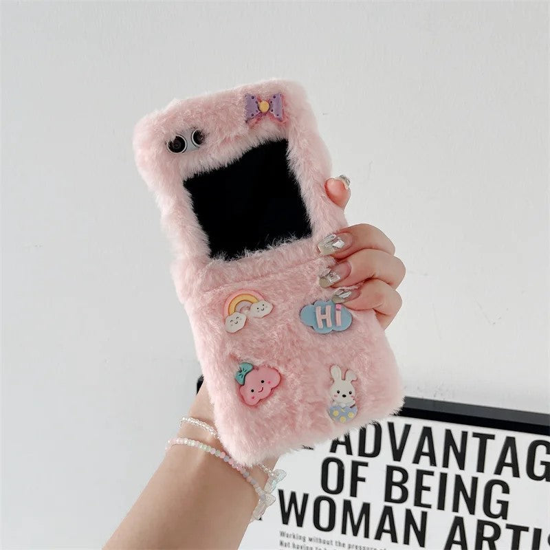 Fluffy Plush Phone Case For Samsung