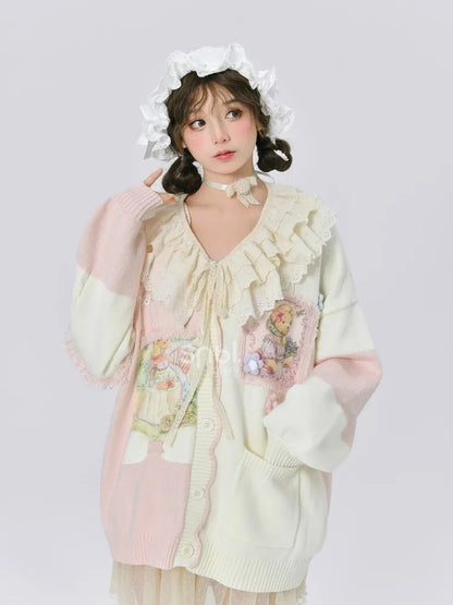 Kawaii Printed Sweater/Coat