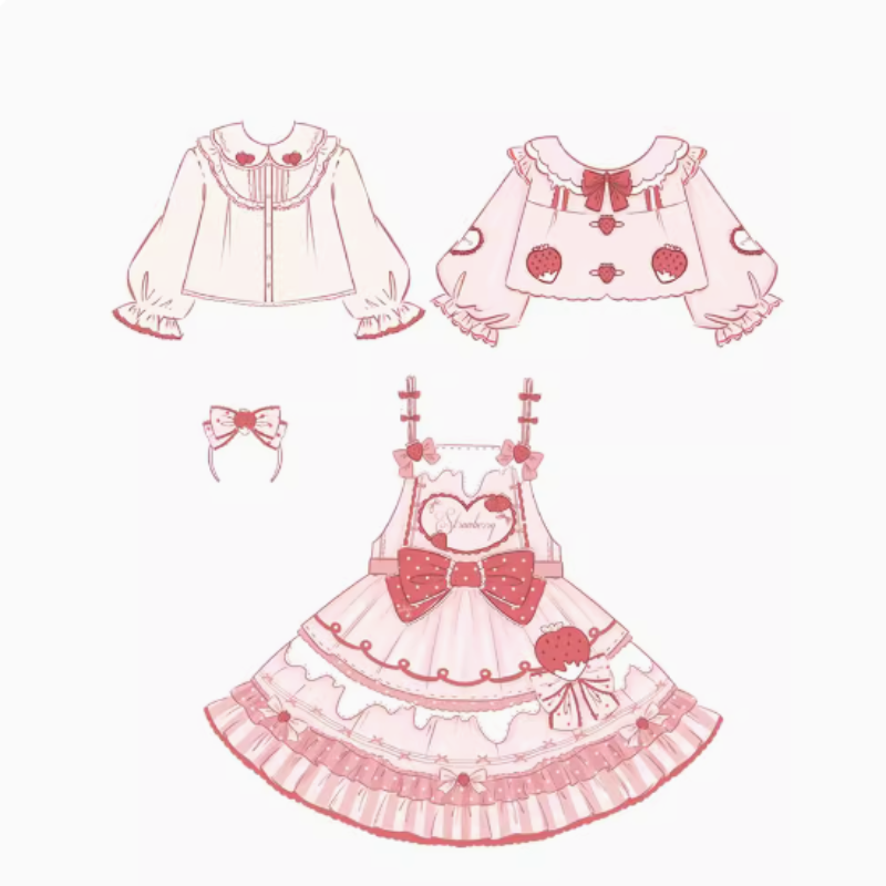 Strawberry Cake Lolita Set