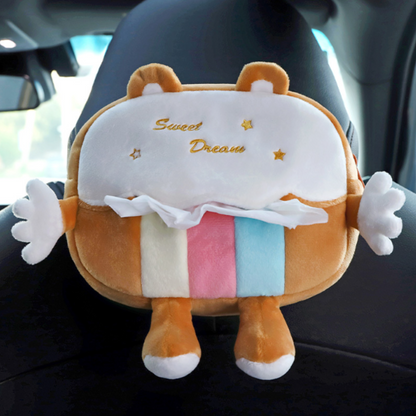 Sweet Rabbit Car Tissue Box