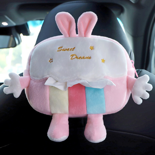 Sweet Rabbit Car Tissue Box