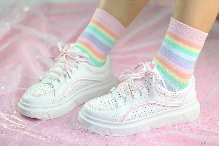 Pastel Colored Socks