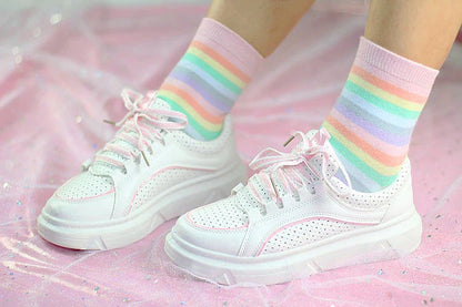 Pastel Colored Socks