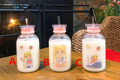 Sailor Moon Glass Bottle