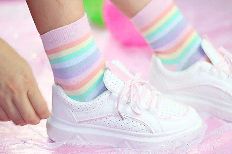 Pastel Colored Socks