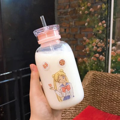 Sailor Moon Glass Bottle