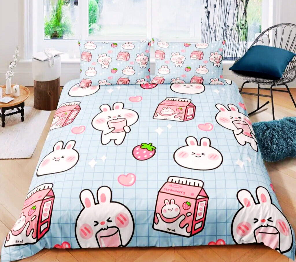 Kawaii Print Bedding Set